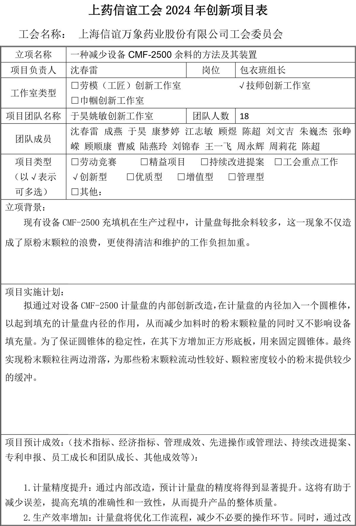 创新工作室立（结）项表(于昊姚敏创新工作室）(1)-1